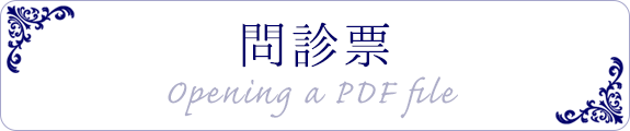 問診表（PDF）